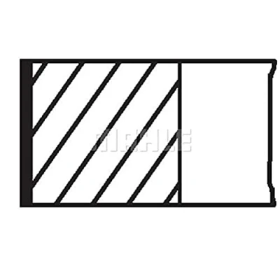 Image of 028198151, 033198151 Piston Ring Kit MAHLE ORIGINAL 030 20 V0 79,51mm VOLKSWAGEN: Golf 4, Transporter Passat B3/B4 Estate, AUDI: A4 B6 Avant