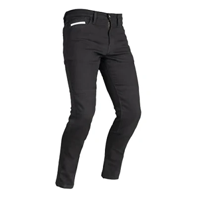 Image of Oxford Men&#039;s AA Original Approved Super Stretch Slim Motorcycle Jean, Black, R 32