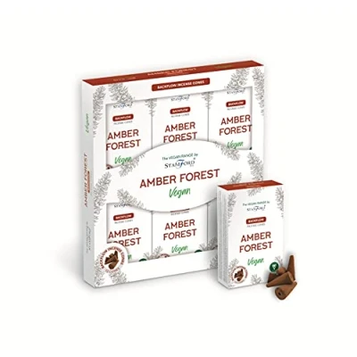 Image of Stamford Vegan Patchouli Incense Backflow Cones 72 (Amber Forest)
