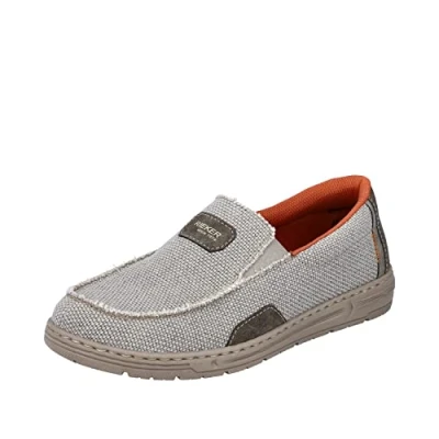 Image of Rieker Men&#039;s 08651 Loafer, Beige, 6.5 UK