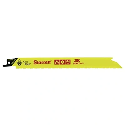 Image of Starrett Bi Metal King Cut Heavy Duty Reciprocating Saw Blade 200mm (8 inch) Pack of 5