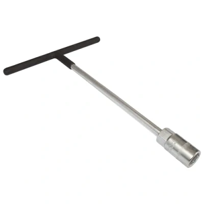 Image of BIKE IT T Bar Socket Rubber Handled Long Reach Deep Professional Tool (12mm)
