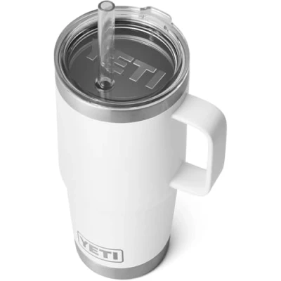 Image of YETI Rambler Straw Mug, 25oz (739ml), White
