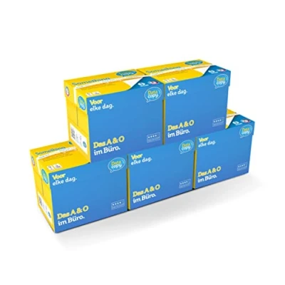 Image of Data Copy Premium White Paper 80gsm A4, Pack of 5 Boxes, 25 Reams 500 Sheets, 12,500 Sheets