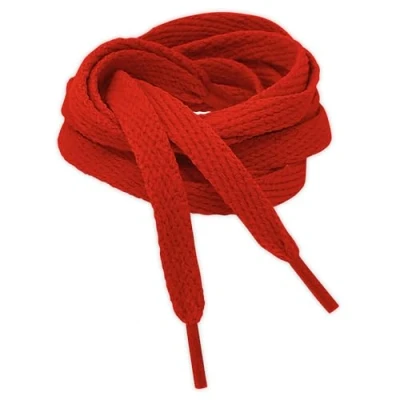 Image of Kilter Flat Trainer Shoelaces Red 45 cm 16 inch (2 Pairs)