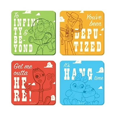 Image of Coasters Set of 4 Toy Story (Characters)