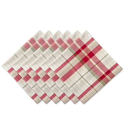 Image of DII Orchard Plaid Napkin Set/6, 20&quot; x (Set of 6)
