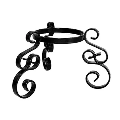 Image of Garden Pride Decorative Plant Pot Holder / Stand Ring Scrolled Legs For Pot, Flower and all Terrracotta Pots (12&quot; Diameter Ring)