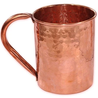 Image of Rastogi Handicrafts Drinkware Accessories Hammered Copper Moscow Mule Mug (1)