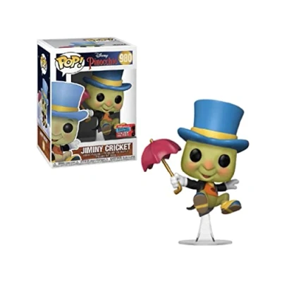 Image of Funko Pop! Disney: Pinocchio Jiminy Cricket with Umbrella Vinyl Figure, Fall Convention Exclusive
