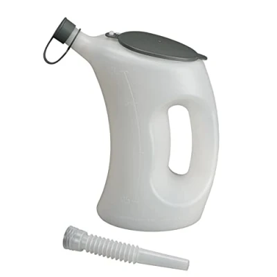 Image of Pressol 0656238 Petrol Can 2 L with Lid / Cap Flexible Nozzle, Weiß