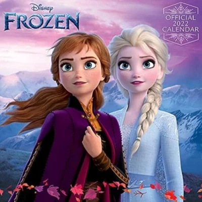 Image of Disney Frozen Calendar 2022 Month to a View Planner 30cm x Official Merchandise