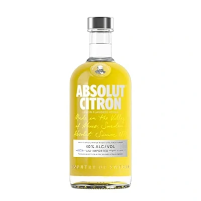 Image of Absolut Citron Lemon Flavoured Swedish Vodka, 70 cl (Various Flavours)
