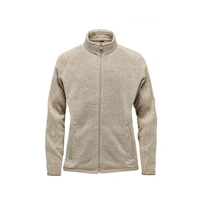 Image of Stormtech Avalanche Fleece Jacket Full Zip for Women, Oatmeal mottled, L