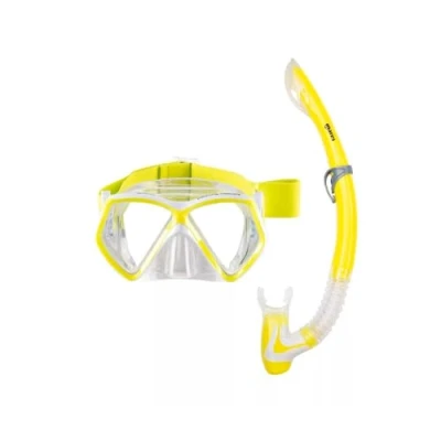 Image of Mares Pirate Neon Mask &amp; Snorkel Combo Set Colour Choice (Neon Yellow)