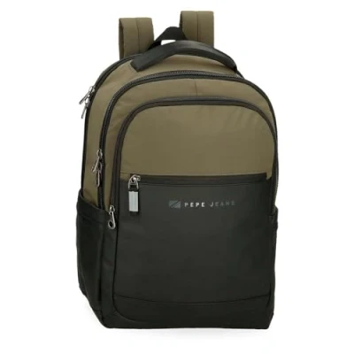 Image of Pepe Jeans Jarvis Synthetic Adaptable Laptop Backpack, dark green, Daypack