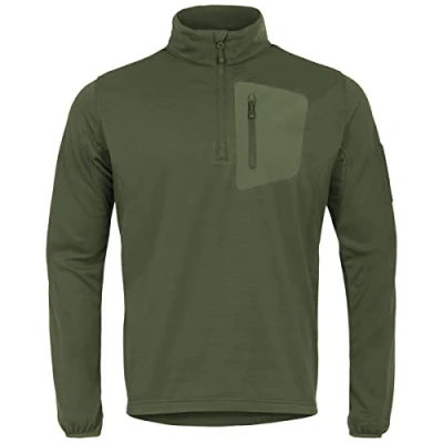 Image of Highlander Men&#039;s Tactical Hirta Fleece Olive Green Size S