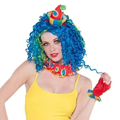 Image of amscan 841621 55 Adult Ladies Sassy Clown Kit