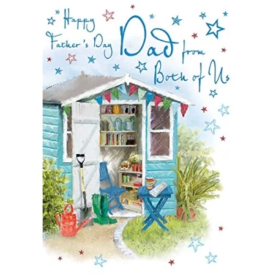 Image of Regal Publishing Father&#039;s Day Card From Both Of Us 9 x 6 inches
