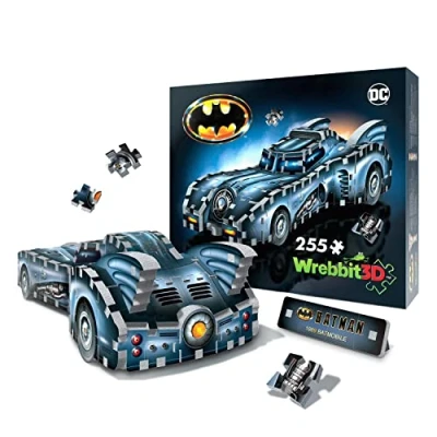 Image of Wrebbit Batman: Batmobile 225 Pieces 3D Jigsaw Puzzle Ages 12+