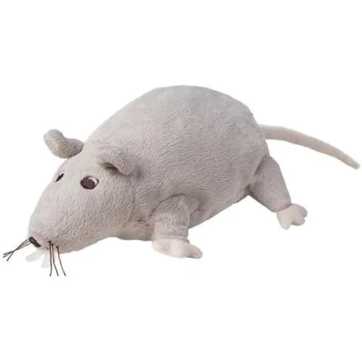 Image of Ikea Soft Toy Rat Mouse Grey Gosig Ratta L 22 cm