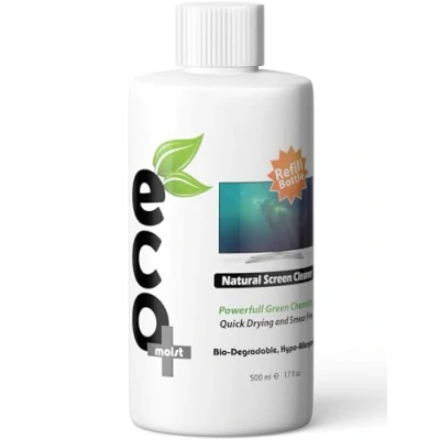 Image of Ecomoist Natural Screen Cleaner Kit 500ml TV LCD LED Computer Tablets Smartphones Laptops (500ml Refill Bottle)