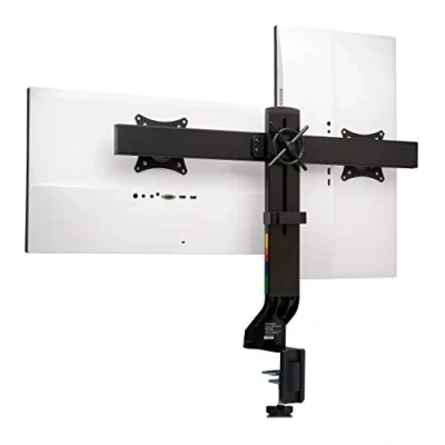 Image of Kensington Monitor Arm with Vesa Mount Space Saving Small for Two Screens Height Adjustable Settings, Dual Home Office, Black (K55513WW)