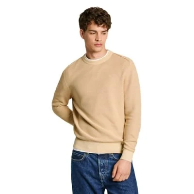 Image of Pepe Jeans Craig Long sleeved top, Men&#039;s, Size: Small, Grain beige