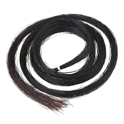Image of Yibuy 32&quot;&quot; Black 1 Hanks Violin Bow Hair Mongolian Horse Dyed