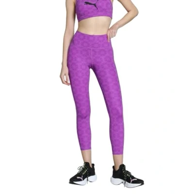 Image of Puma TAD Graphic 7/8 Leggings, Women&#039;s, Size: 3XL, Wild berry