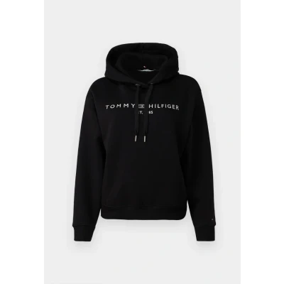 Image of Tommy Hilfiger Sweatshirt, Women&#039;s, Size: XXS, Black