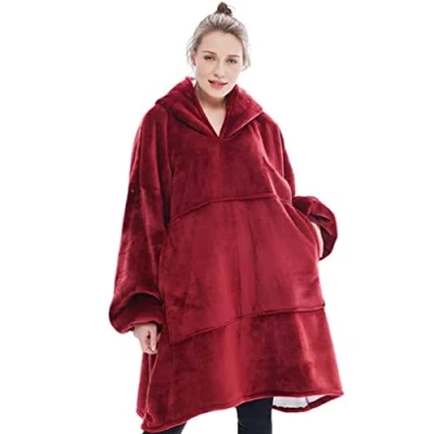 Image of YOULIKE Oversized Hoodie Sweatshirt Blanket Super Warm Cozy Wearable Hoodies Sweatshirt, Soft Comfortable TV Hoodies, for Women Men Girls Boys Kids