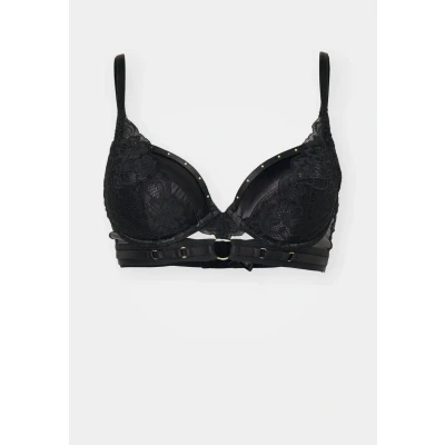 Image of Ann Summers Undisputed Padded Plunge Pushup bra, Women&#039;s, Size: 34B, Black
