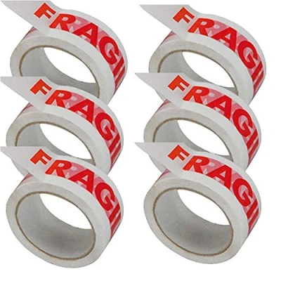 Image of 36X TAHA FRAGILE PARCEL PACKING STRONG TAPE 66m x48mm ROLLS PACKAGING SEALING BOX