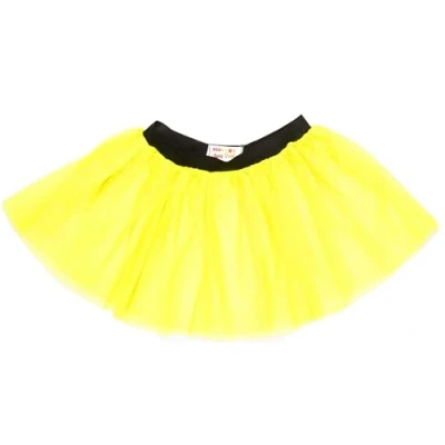 Image of REDSTAR FANCY DRESS Ladies Neon Tutu Skirt 80s Party Outfit Hen Running Costume 1980s (8 12 UK, Yellow)