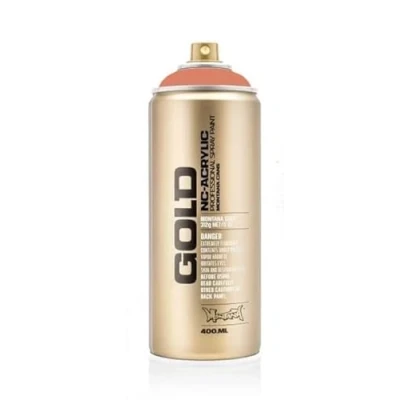 Image of Montana Gold Acrylic Spray Paint Semi Gloss 400ml Can (G8080 Dirty Apricot)