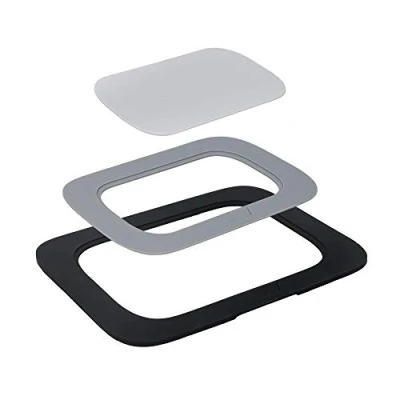 Image of MasterClass Smart Space 3 in 1 Silicone Trivet, 23 x 18cm Interlocking Pan Rest Set