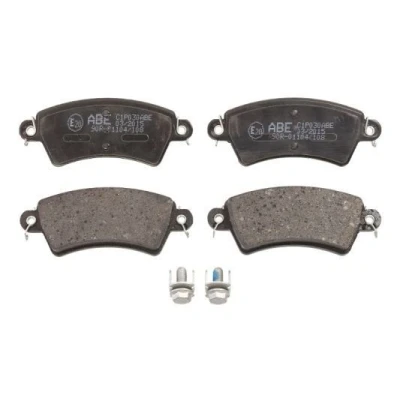 Image of 425152 Brake pad set ABE C1P030ABE Front Axle not prepared for wear indicator PEUGEOT: 306 Hatchback, 206 Convertible