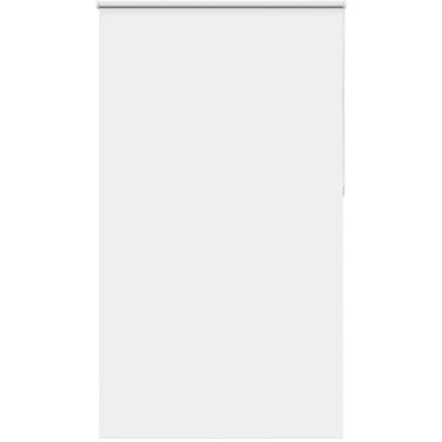 Image of vidaXL Roller Blind Blackout White 125x210 cm Fabric Width 121.6 Polyester