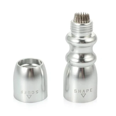 Image of Bohaner 3 in 1Tip Snooker Pool Cue Tip Tool Billiard Accessories Shaper, Scuffer, Aerator Shaper (Sliver)