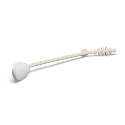 Image of HOMECRAFT Long Reach Lotion Applicator for Men and Women, Aid Elderly, Disabled Mobility Impaired Users, Ribbed with Removable Sponge, 12 inch Handle