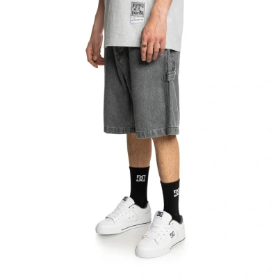 Image of DC Shoes Carpenter Baggy Denim shorts, Men&#039;s, Size: 36, Medium grey