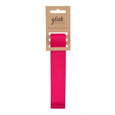 Image of 2M Hot Pink Ribbon Gros Grain for Gift Wrapping, Ribbon, Arts and Crafts