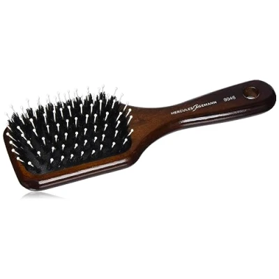 Image of Hercules Sägemann Hair Dryer Brush 9046 8 Rows Wild Boar Bristles