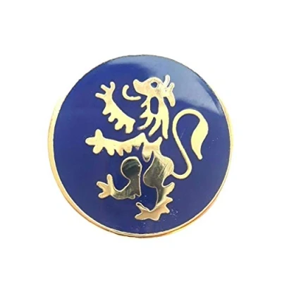 Image of Emblems gifts Scotland Lion Rampant Gold Plated Enamel Lapel Pin Badge T206