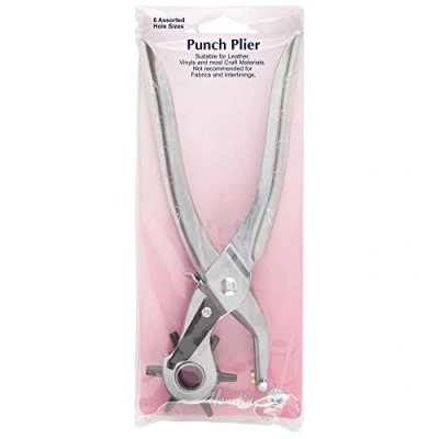 Image of Hemline H893 Punch Pliers with 6 Hole Sizes 2.5, 3, 3.5, 4, 4.5 &amp; 5mm