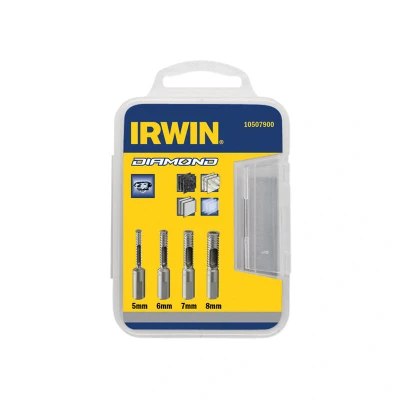 Image of Irwin Diamond Drill Bit Set 4 Piece 5 8mm