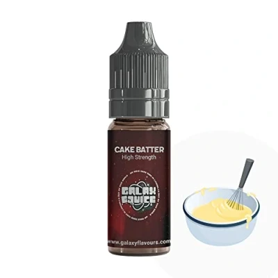 Image of Cake Batter High Strength Flavouring 230+ Flavours Galaxy Food 50ml Bottle