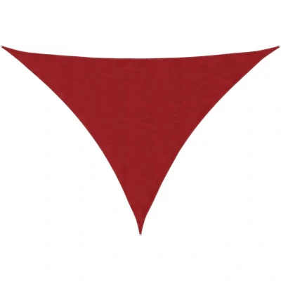 Image of vidaXL Sunshade Sail Oxford Fabric Triangular 3x4x5 m Red