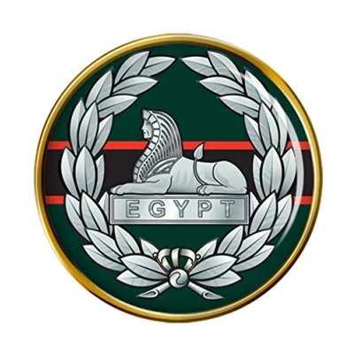Image of The Rifles (Egypt Insignia), British Army Pin Badge